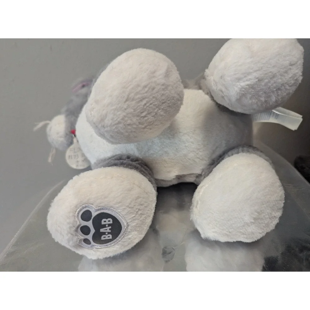 Build-A-Bear Workshop Promise Pets Grey & White Cat Plush Heterochromia Eyes